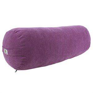 Bolster Yoga Minderi ve Meditasyon Minderi- MOR (2li Takım)